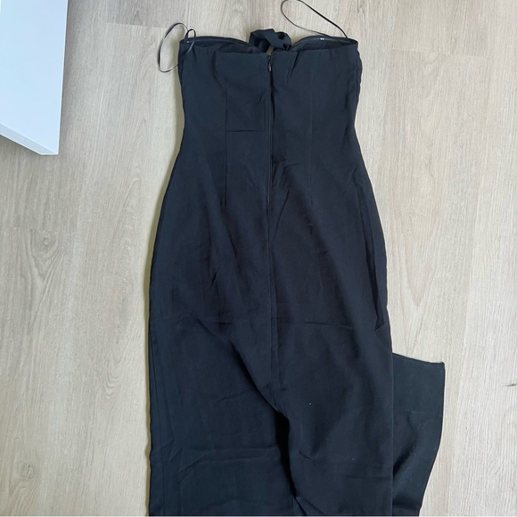 Abercrombie Knot-Front Cutout Halter Midi Dress XS - Picture 7 of 7